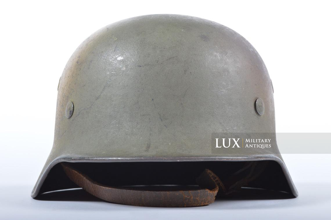 M40 Heer Three Tone Normandy Camouflage Combat Helmet, « NS66 » - photo 9