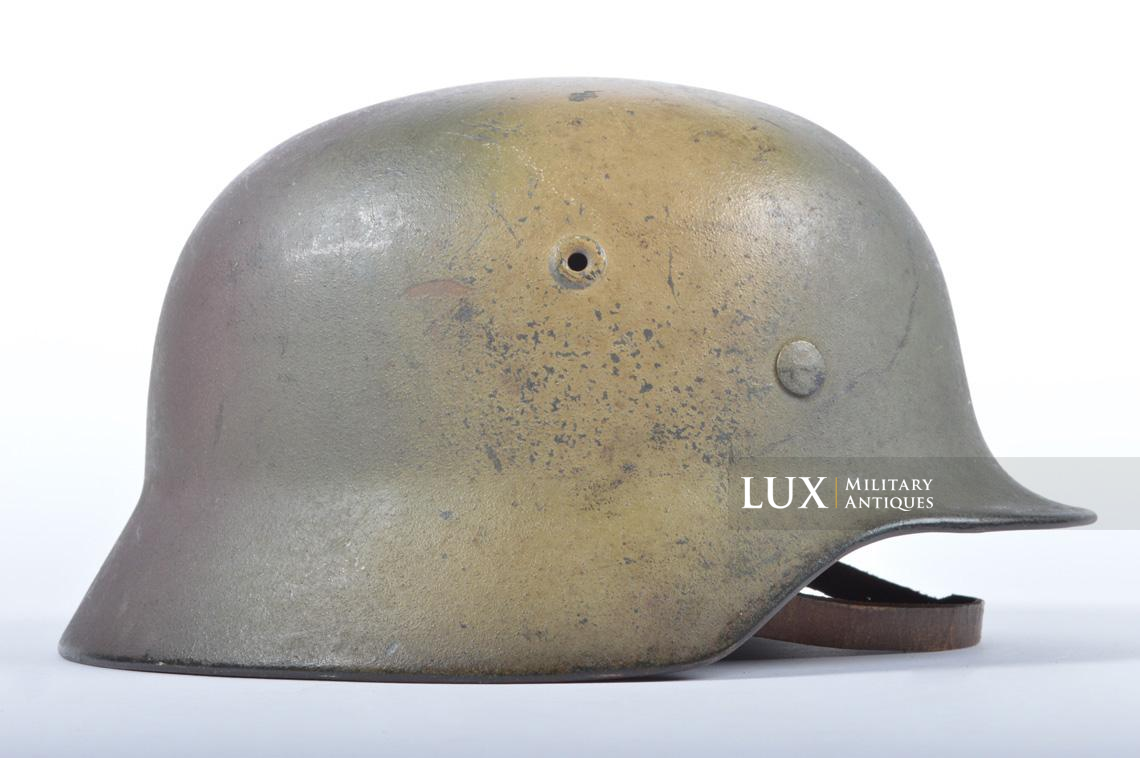 M40 Heer Three Tone Normandy Camouflage Combat Helmet, « NS66 » - photo 11