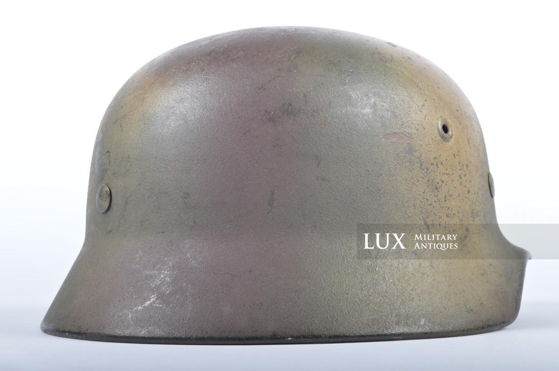 M40 Heer Three Tone Normandy Camouflage Combat Helmet, « NS66 » - photo 12