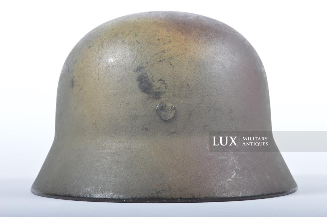M40 Heer Three Tone Normandy Camouflage Combat Helmet, « NS66 » - photo 13