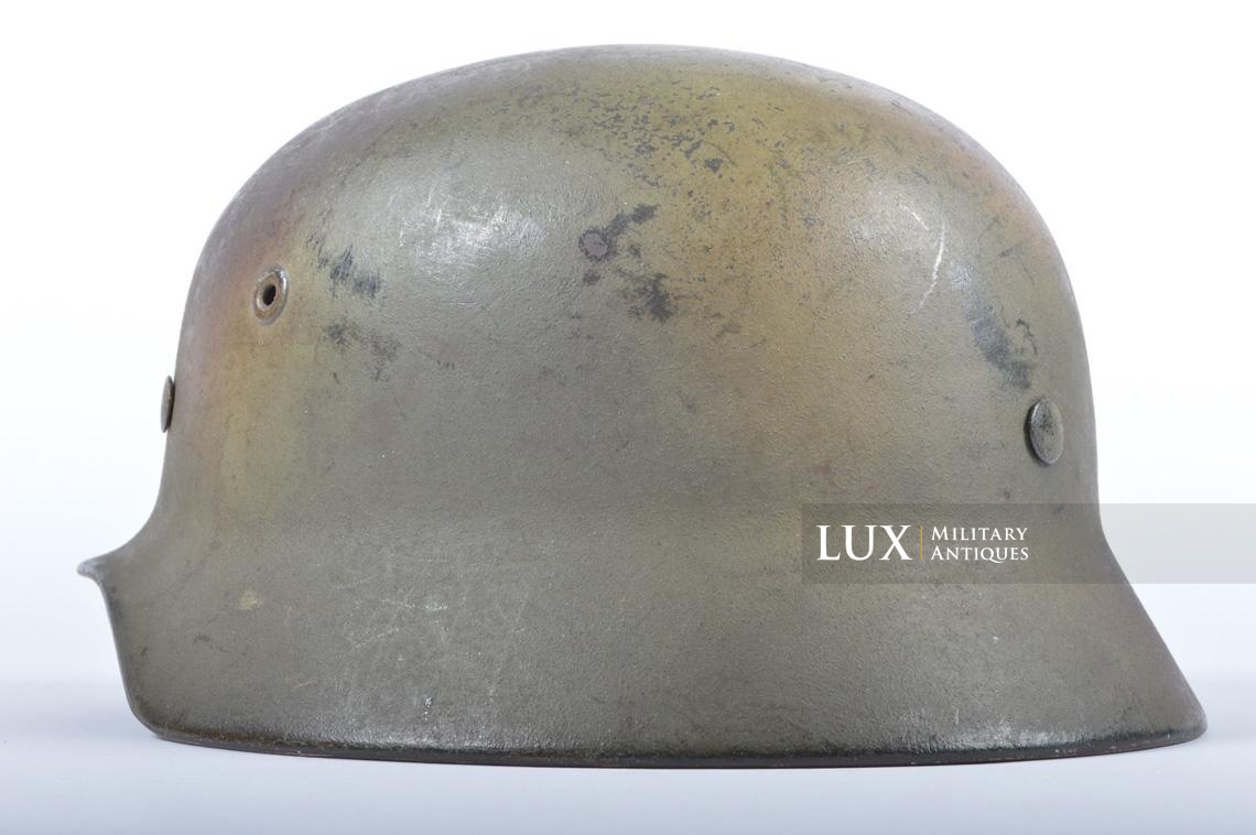 M40 Heer Three Tone Normandy Camouflage Combat Helmet, « NS66 » - photo 14