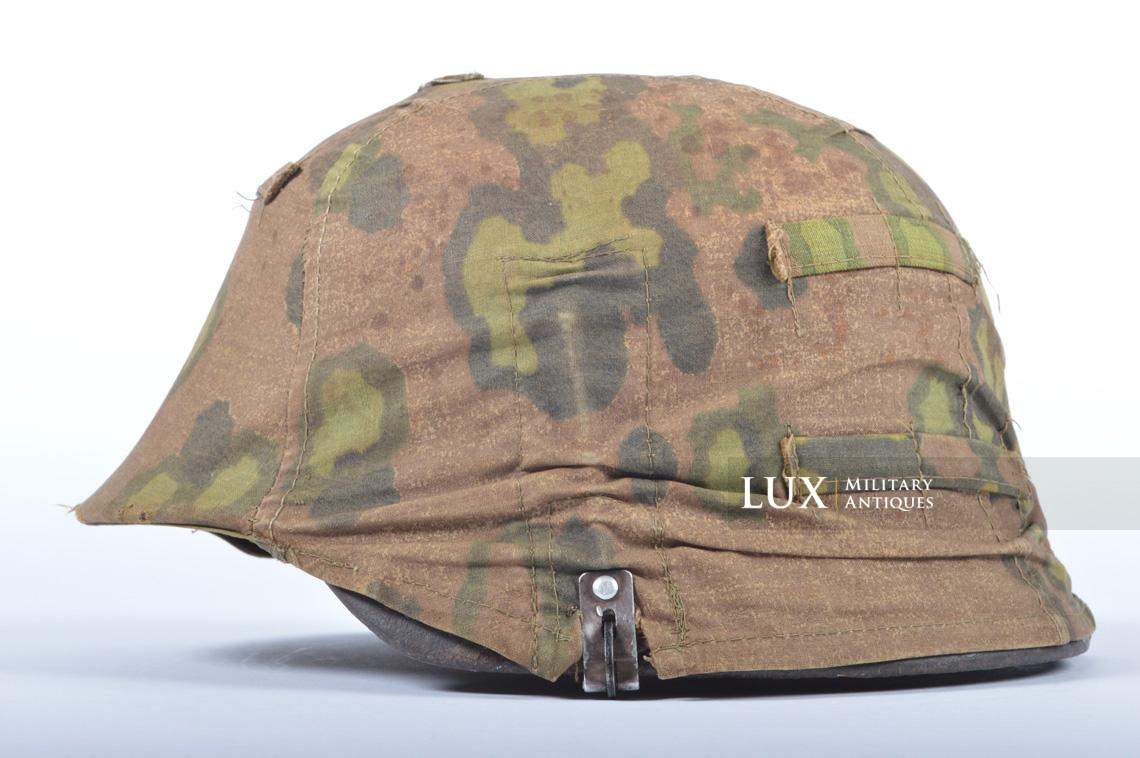 Couvre casque Waffen-SS fin de guerre, camouflage feuille de chêne - photo 4