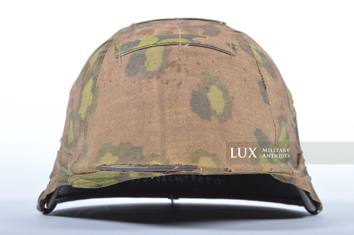 Couvre casque Waffen-SS fin de guerre, camouflage feuille de chêne - photo 8