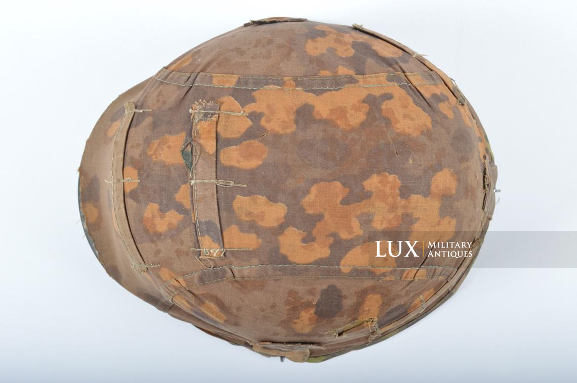 Couvre casque Waffen-SS fin de guerre, camouflage feuille de chêne - photo 34