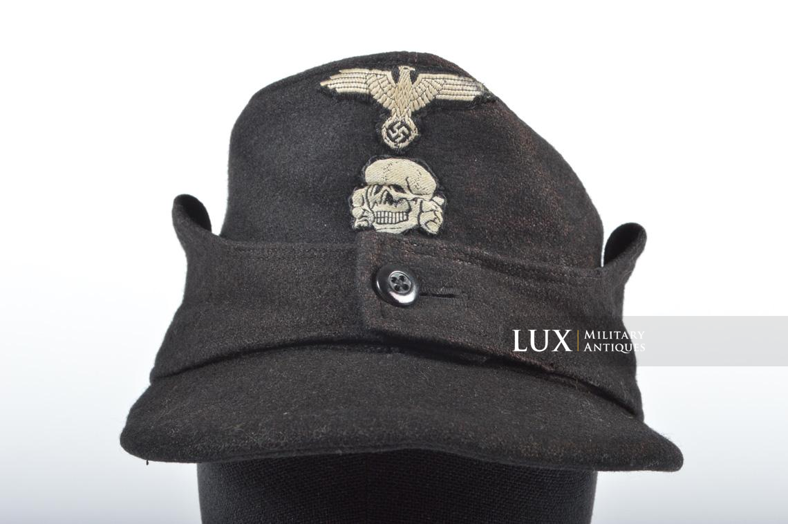 Casquette de combat M43 Waffen-SS Panzer, retrouvée à La Gleize en 1945 - photo 7