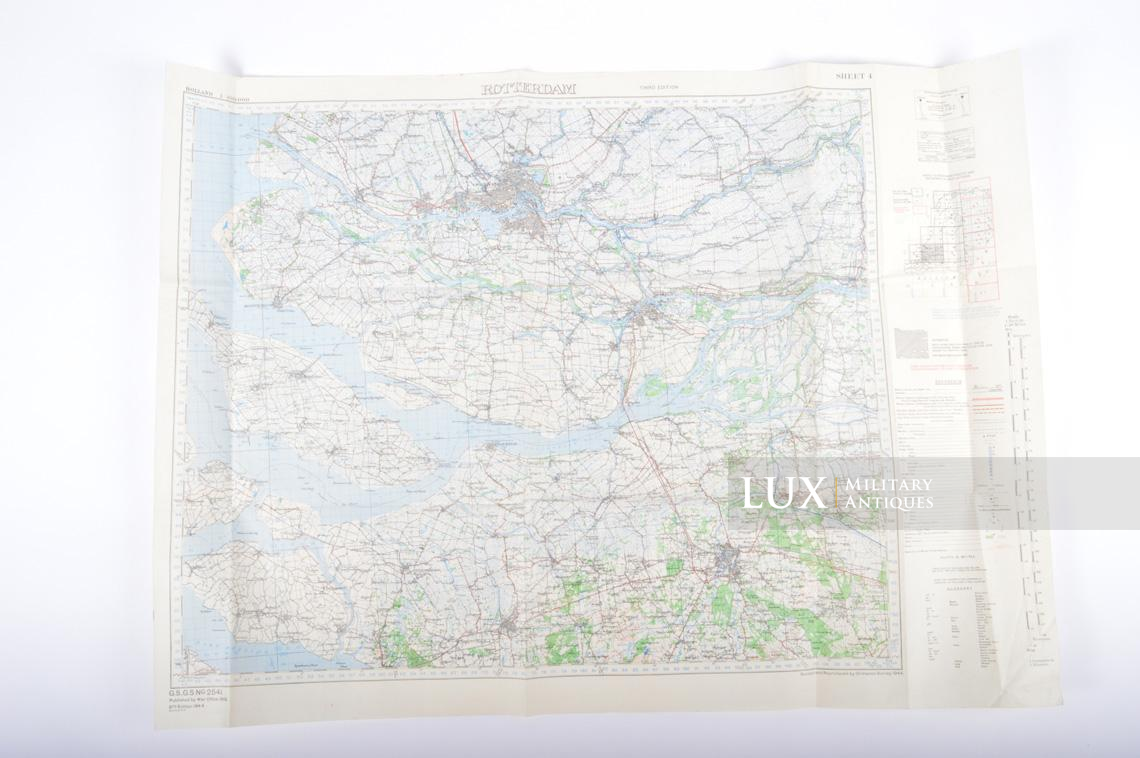 US Army map, « ROTTERDAM », Holland, 1944 - photo 4