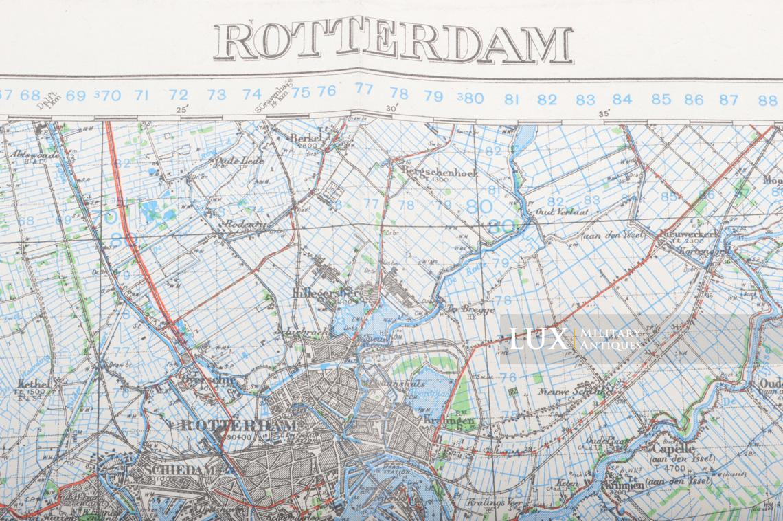 US Army map, « ROTTERDAM », Holland, 1944 - photo 8