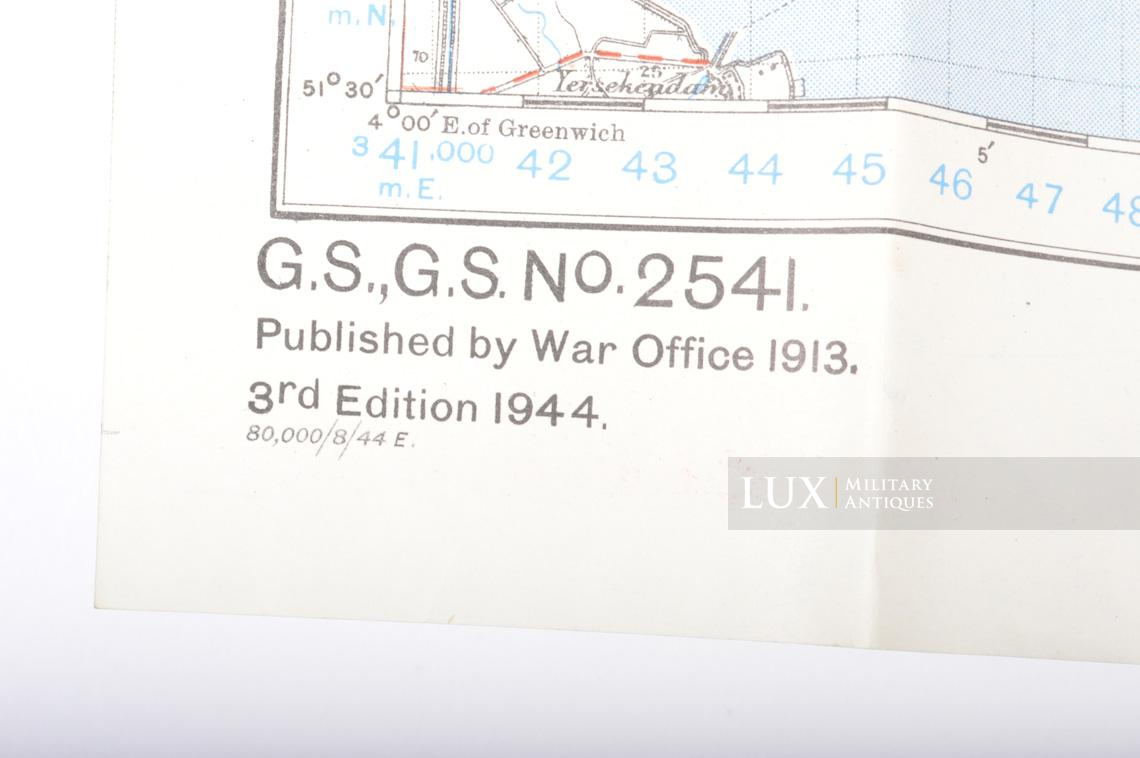 US Army map, « ROTTERDAM », Holland, 1944 - photo 10