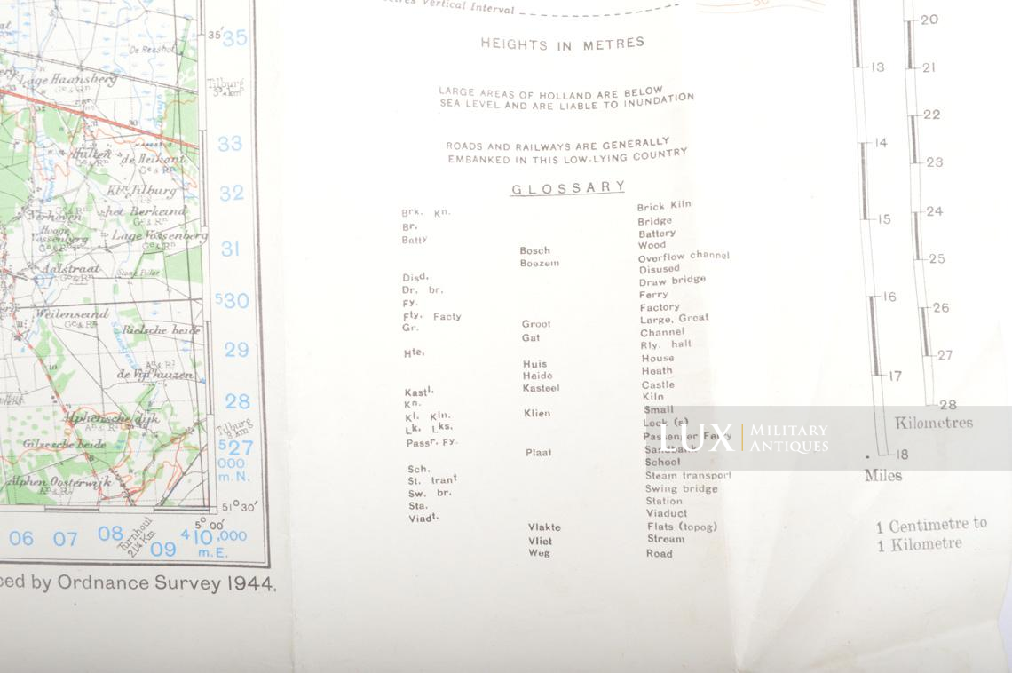 US Army map, « ROTTERDAM », Holland, 1944 - photo 13