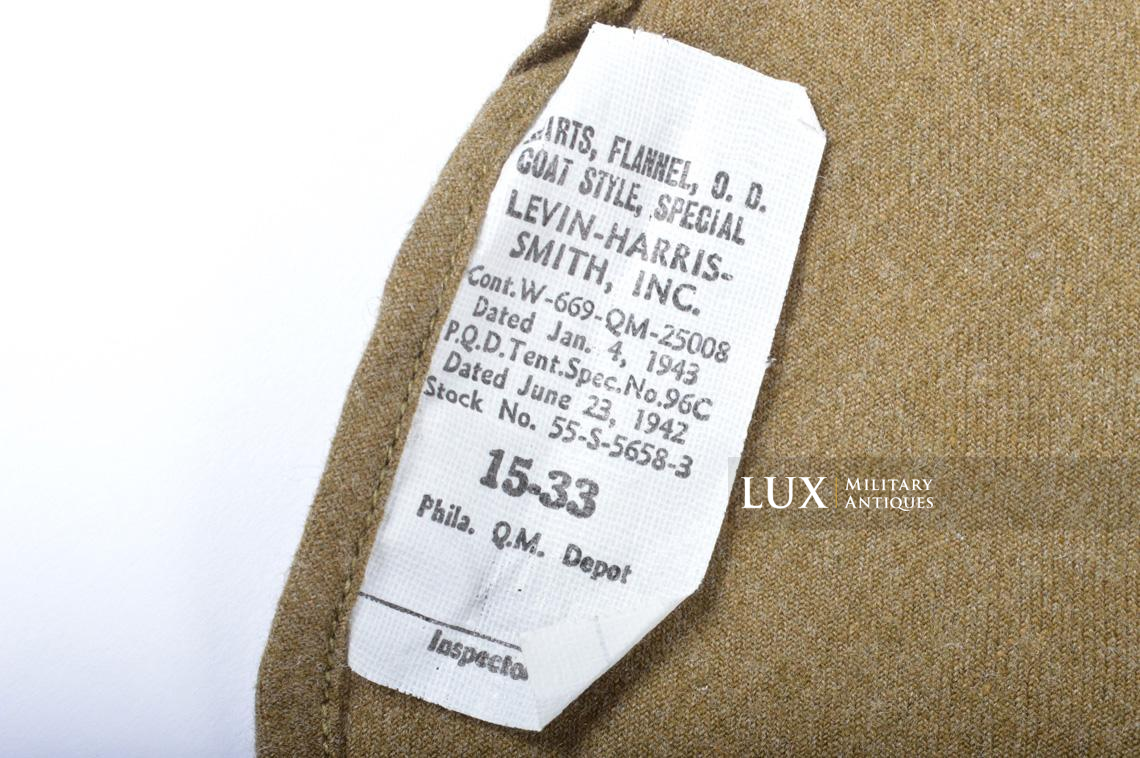 Unissued US Army wool service shirt, dated 1943 - photo 11
