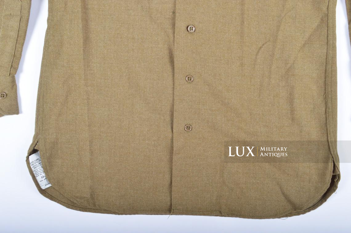 Unissued US Army wool service shirt, dated 1943 - photo 10