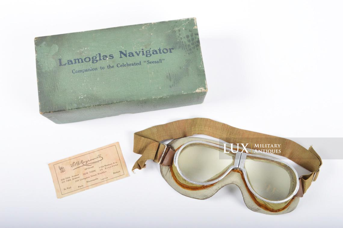 Early US tanker goggles, « LAMOGLAS » - photo 4