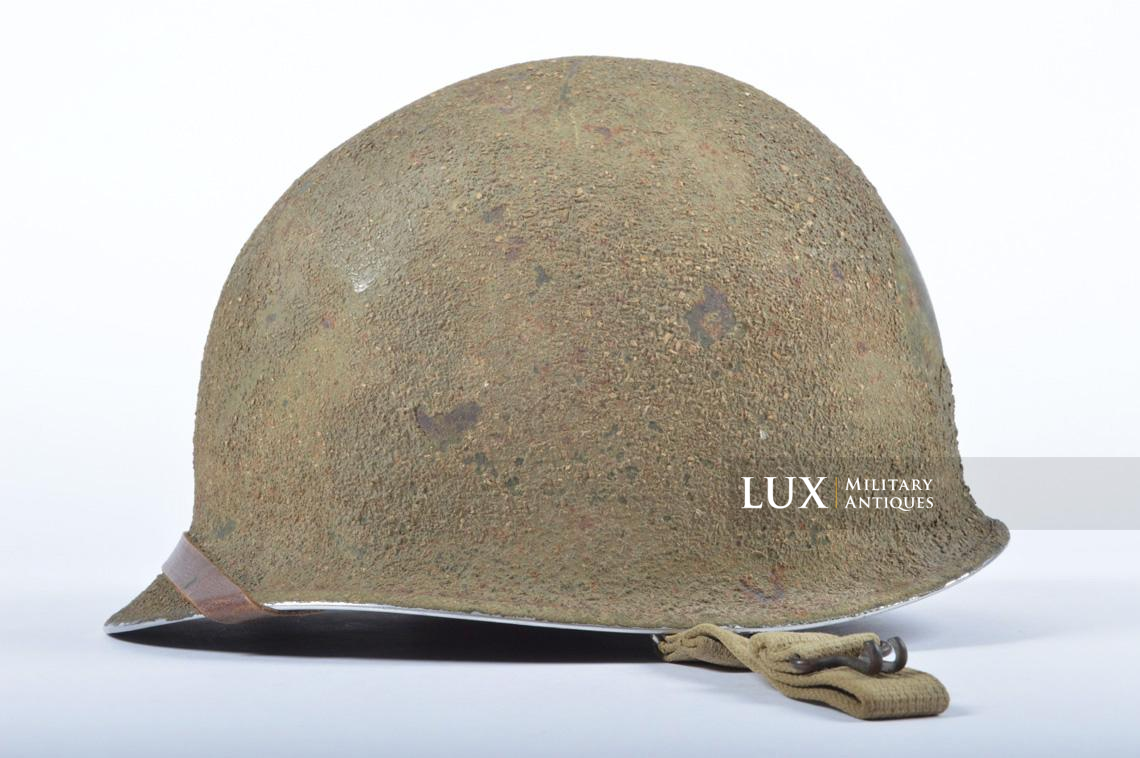 USM1 5th Infantry Division sawdust camouflage helmet set - photo 8