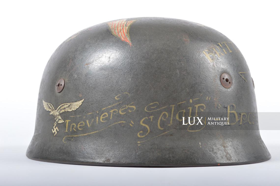 M38 German paratrooper single decal helmet, 29th Infantry Division Ying-Yang vet art - photo 14