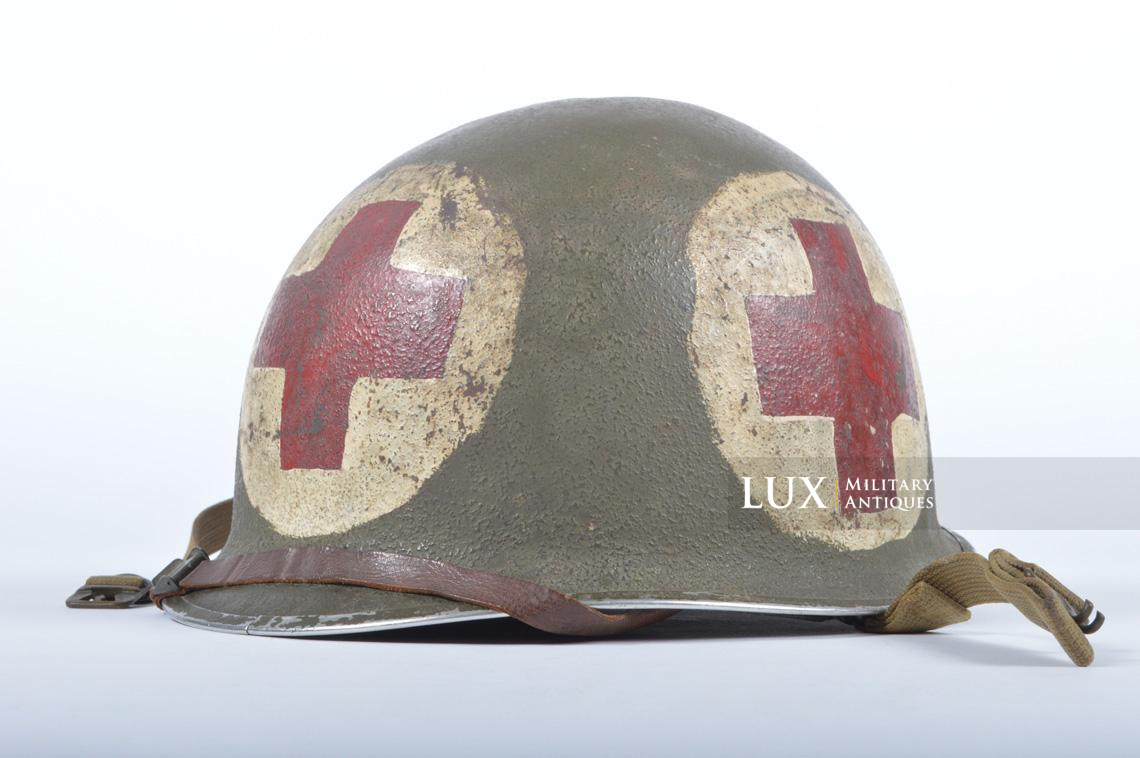 Casque USM1 Medic, quatre croix rouges - Lux Military Antiques - photo 4