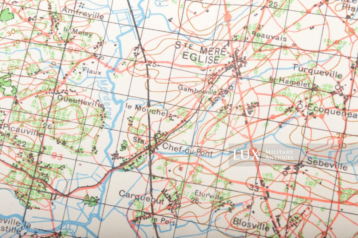 US Army D-DAY map, « CHERBOURG-VALOGNES », Normandy, 1943 - photo 11