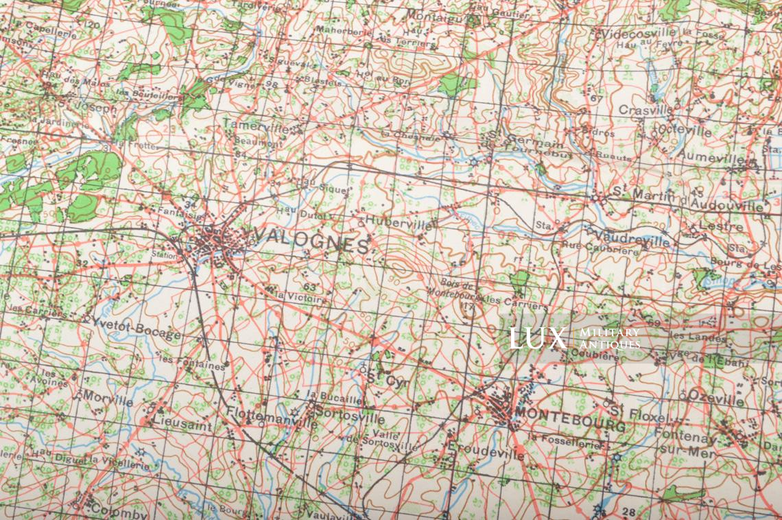 US Army D-DAY map, « CHERBOURG-VALOGNES », Normandy, 1943 - photo 11