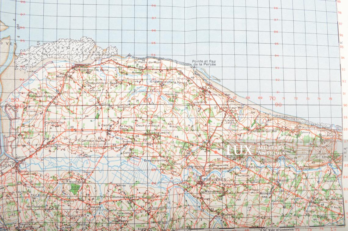 US Army D-DAY map, « CHERBOURG-VALOGNES », Normandy, 1943 - photo 12