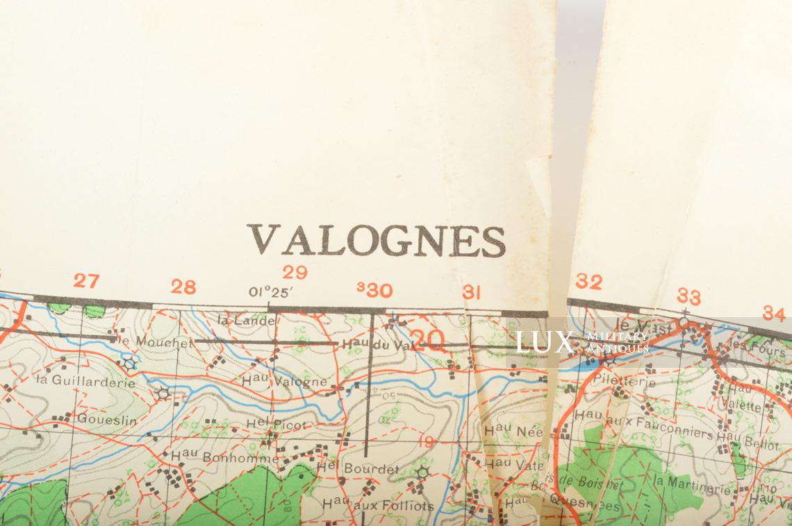 Carte militaire US Jour-J, « VALOGNES », Normandie, 1943 - photo 8