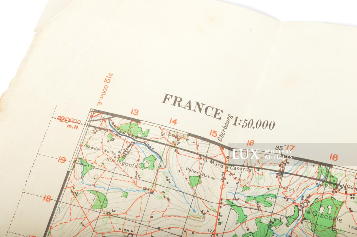 Carte militaire US Jour-J, « VALOGNES », Normandie, 1943 - photo 9