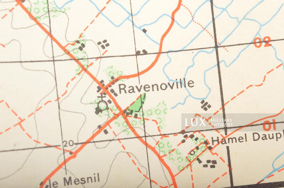 US Army D-DAY map, « Valognes », Normandy, 1943 - photo 16