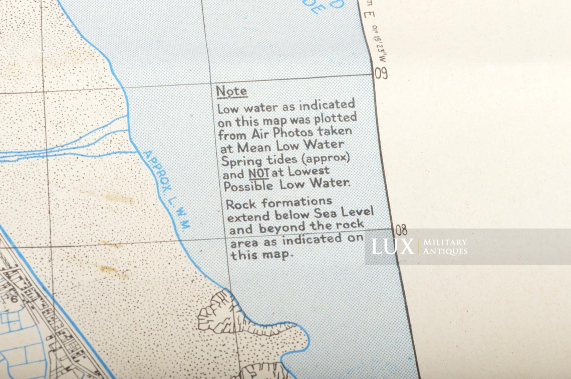 US Army D-DAY map, « MONTEBOURG », Normandy, 1944 - photo 11