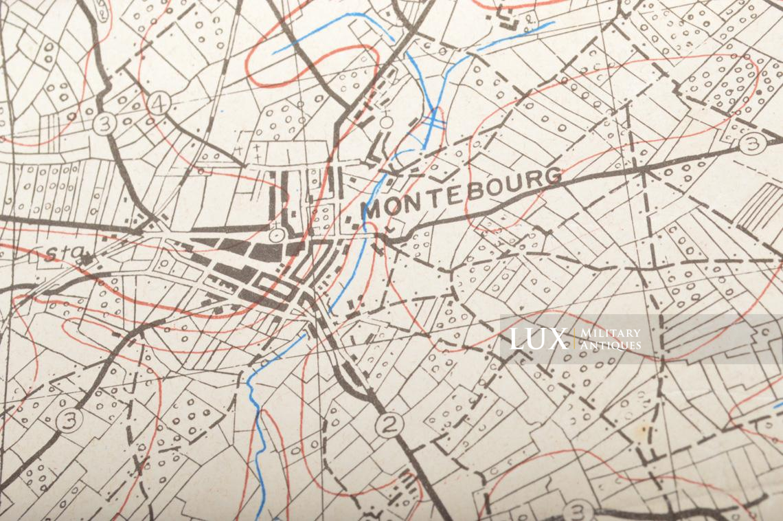US Army D-DAY map, « MONTEBOURG », Normandy, 1944 - photo 14