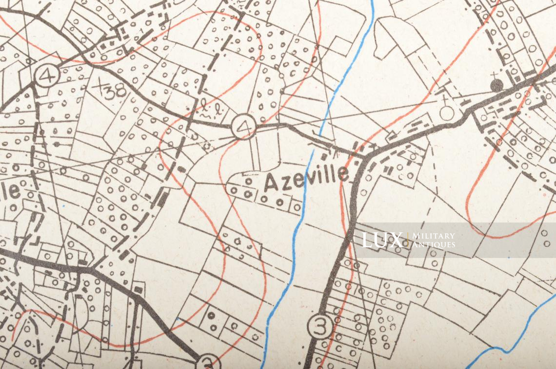 US Army D-DAY map, « MONTEBOURG », Normandy, 1944 - photo 16