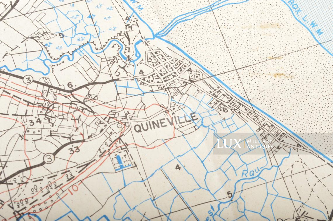 US Army D-DAY map, « MONTEBOURG », Normandy, 1944 - photo 18