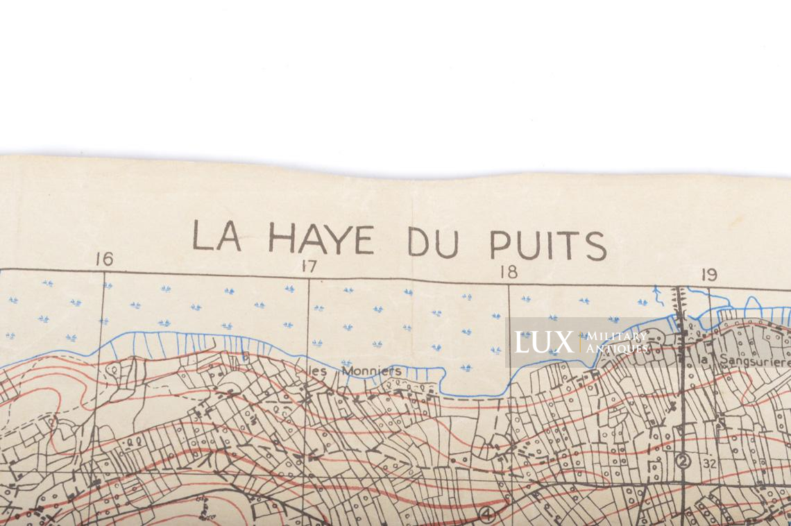 US Army D-DAY map, « LA-HAYE-DU-PUITS », Normandy, 1943 - photo 8