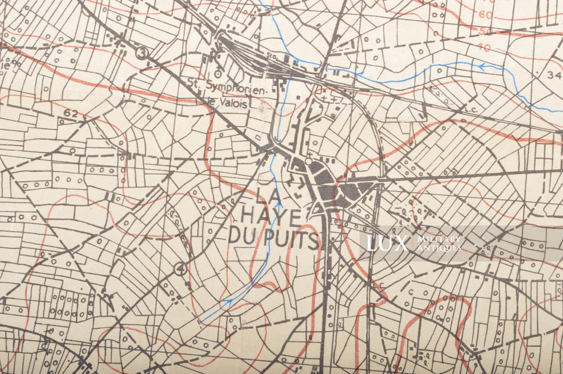 US Army D-DAY map, « LA-HAYE-DU-PUITS », Normandy, 1943 - photo 13