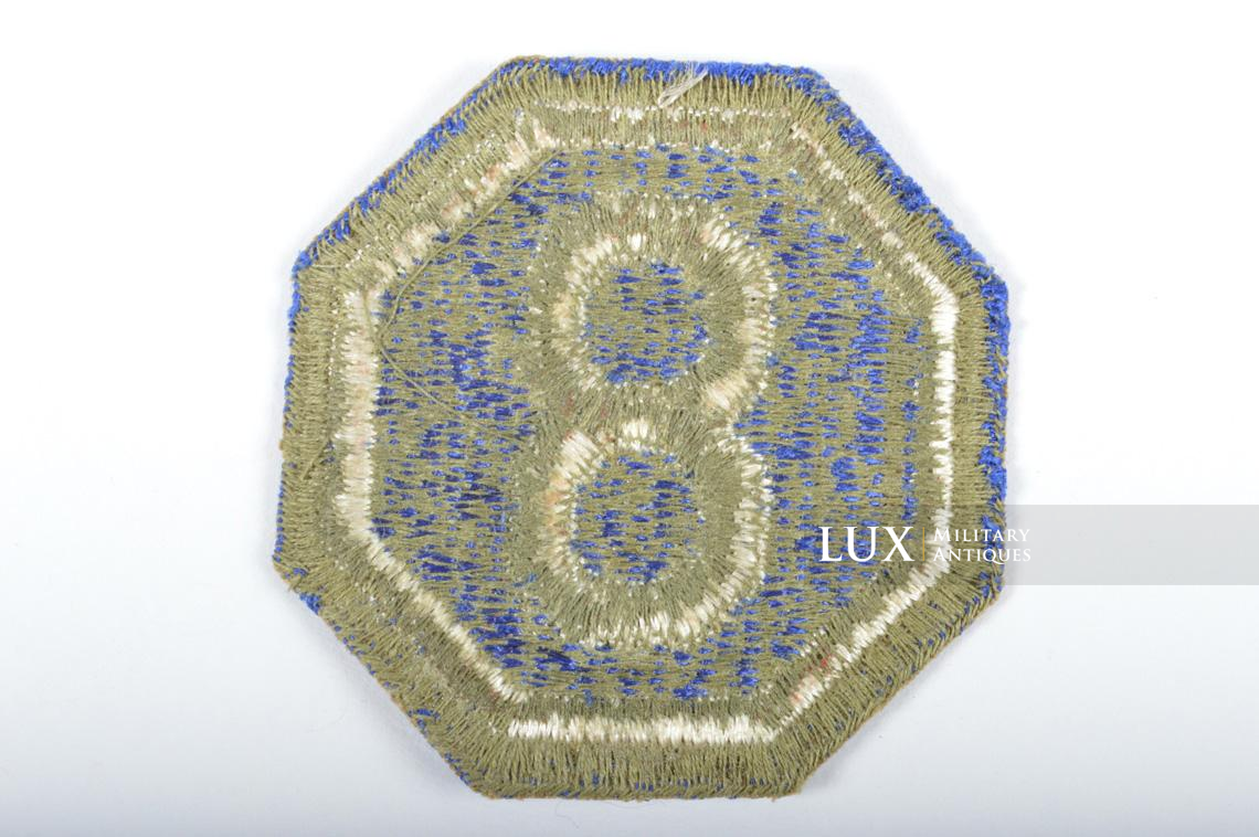 US 8th corps shoulder patch, greenback - Lux Military Antiques - photo 4