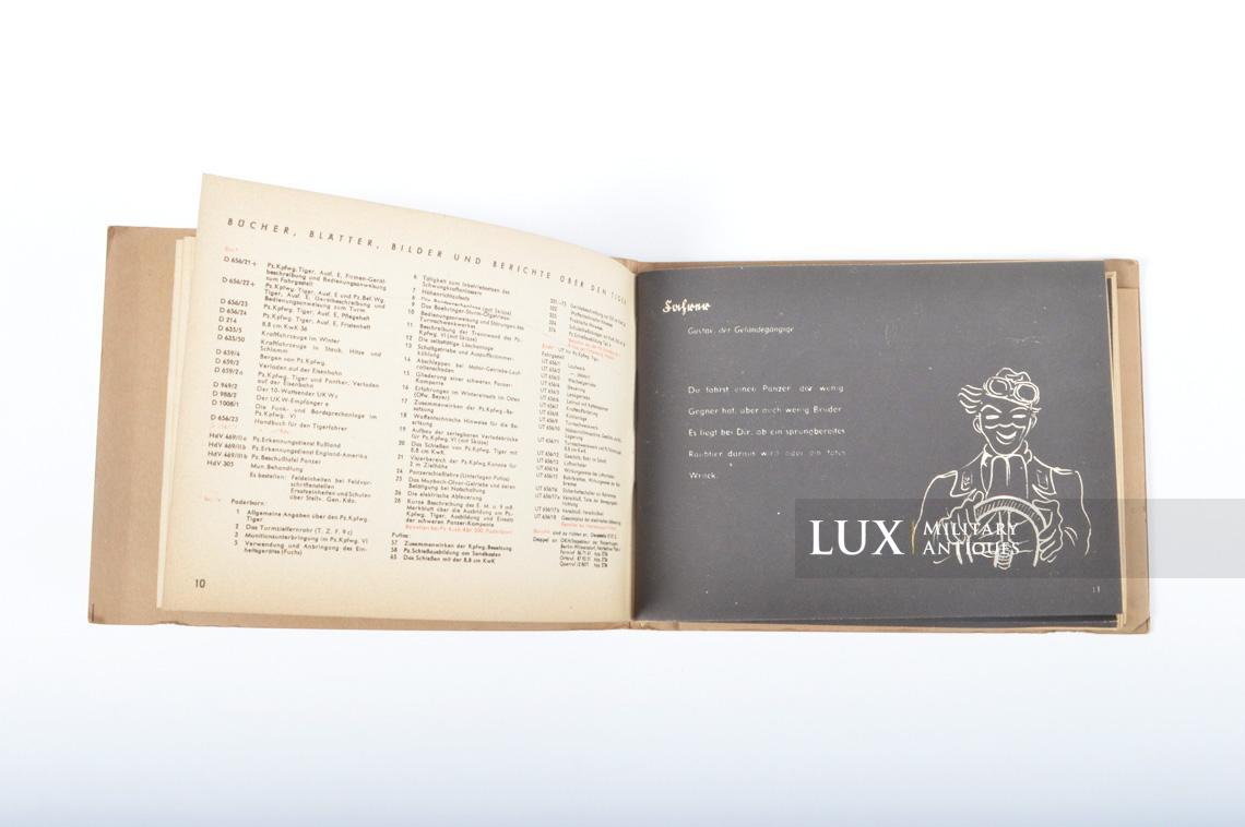 Unissued German Panzer instructional manual, « Tigerfibel » - photo 12
