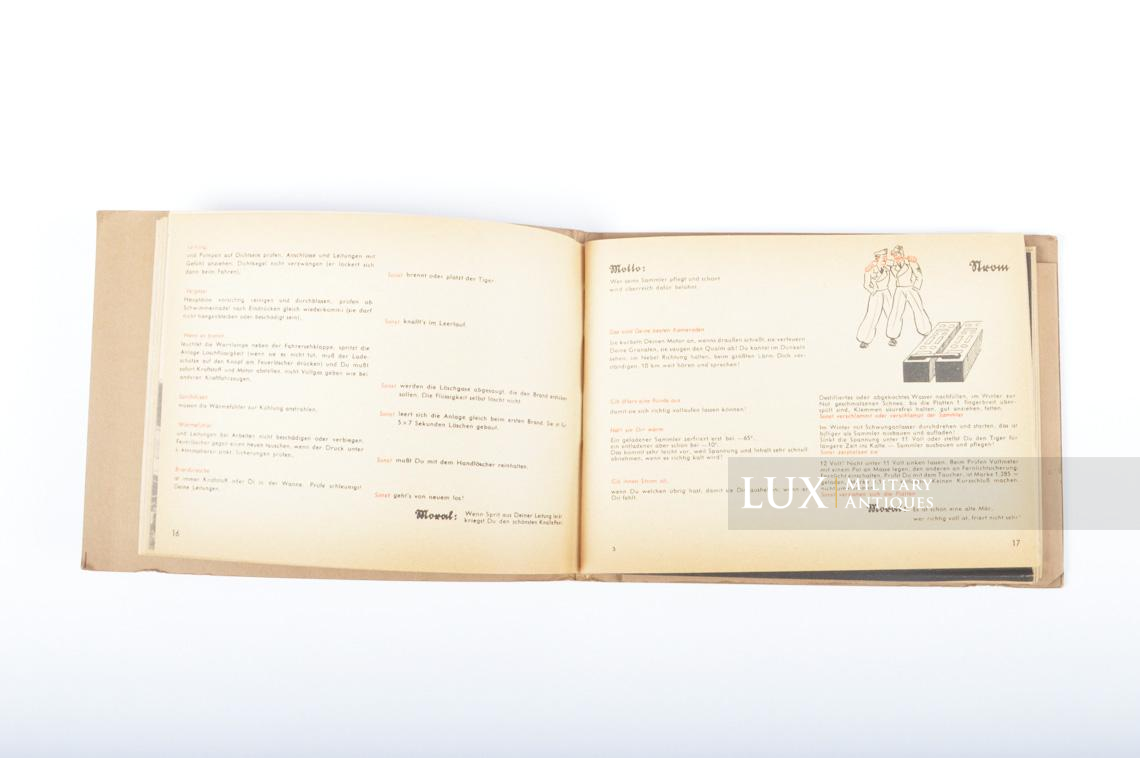 Unissued German Panzer instructional manual, « Tigerfibel » - photo 15
