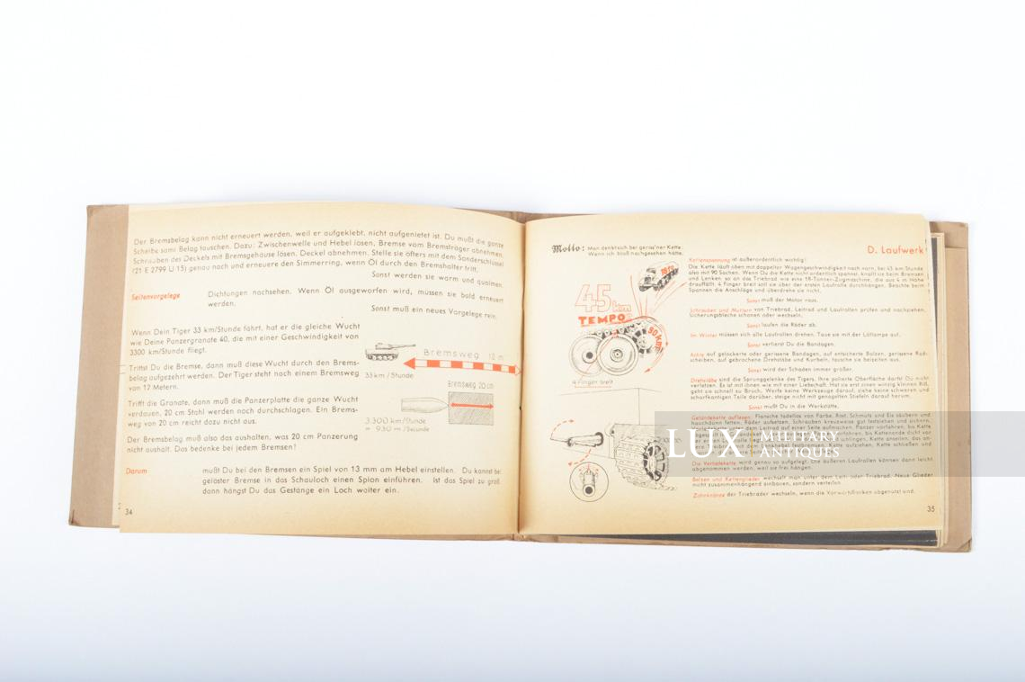 Unissued German Panzer instructional manual, « Tigerfibel » - photo 24
