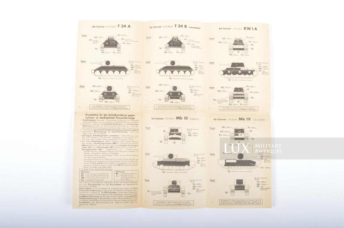 Unissued German Panzer instructional manual, « Tigerfibel » - photo 58