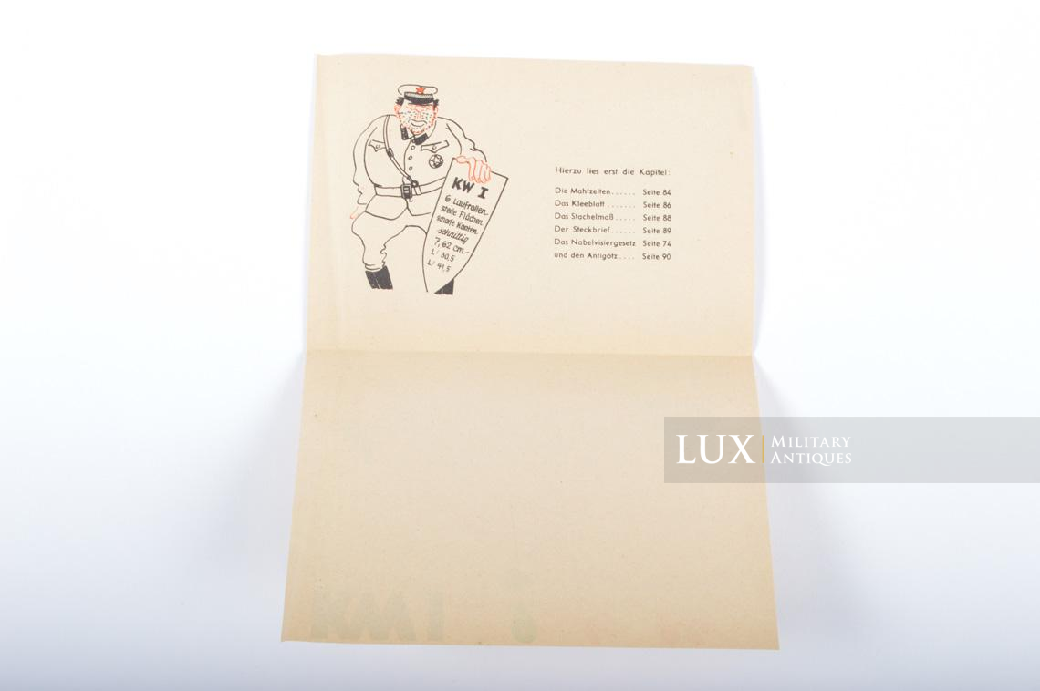 Unissued German Panzer instructional manual, « Tigerfibel » - photo 70