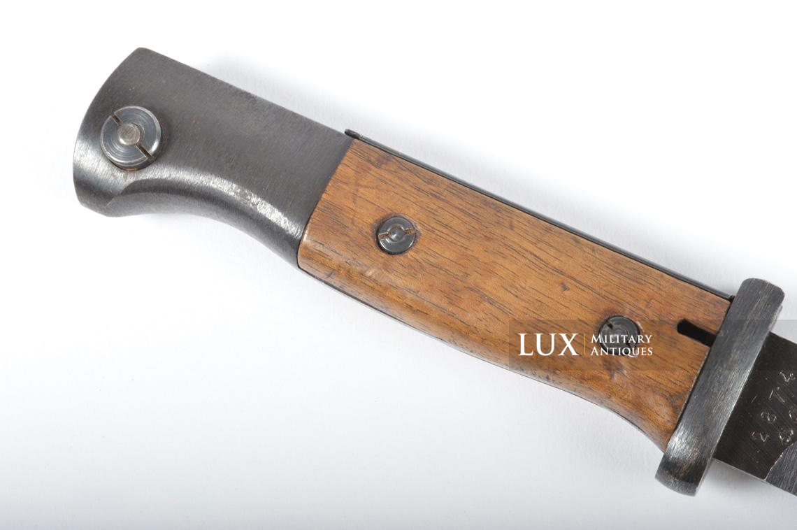 Unissued German K98 combat bayonet, « cof43 » - photo 11