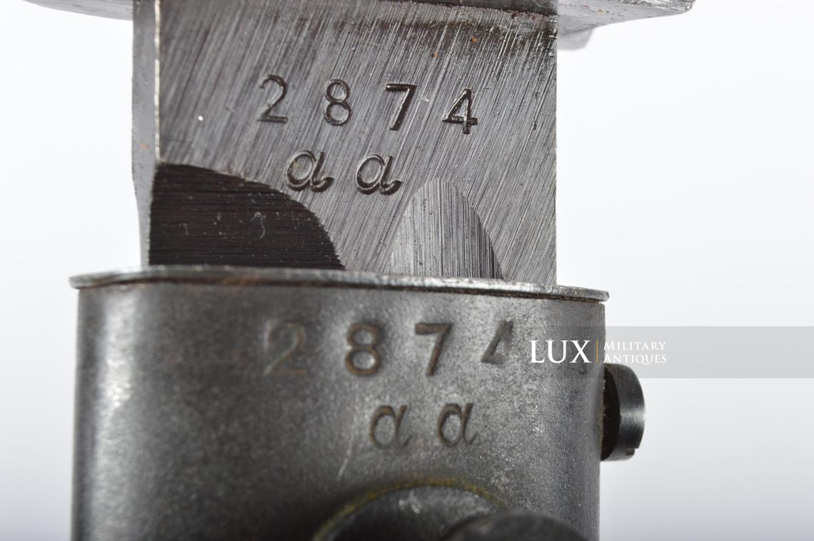 Unissued German K98 combat bayonet, « cof43 » - photo 21