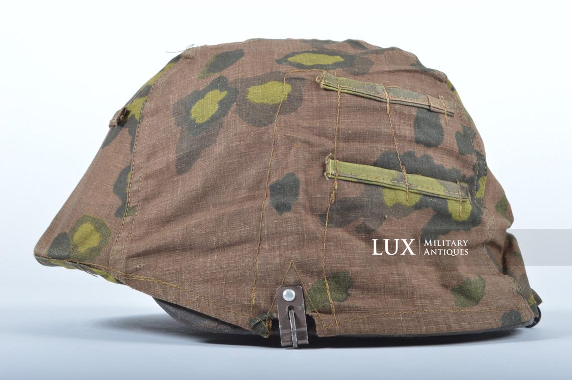 Couvre casque Waffen-SS fin de guerre, camouflage feuille de chêne « A » - photo 10