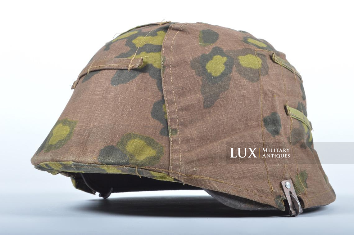 Couvre casque Waffen-SS fin de guerre, camouflage feuille de chêne « A » - photo 9