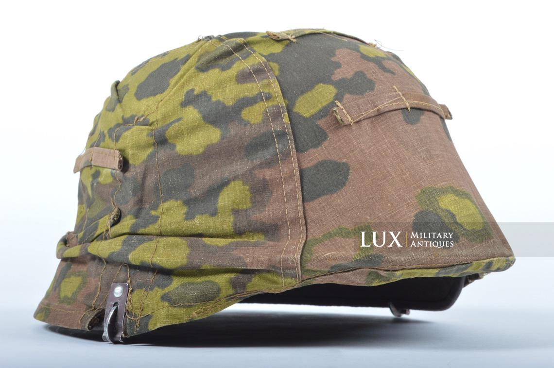 Couvre casque Waffen-SS fin de guerre, camouflage feuille de chêne « A » - photo 7