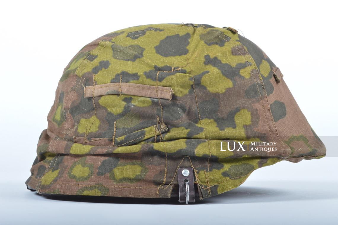 Couvre casque Waffen-SS fin de guerre, camouflage feuille de chêne « A » - photo 4