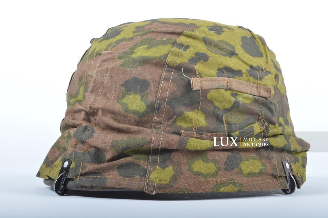 Couvre casque Waffen-SS fin de guerre, camouflage feuille de chêne « A » - photo 13