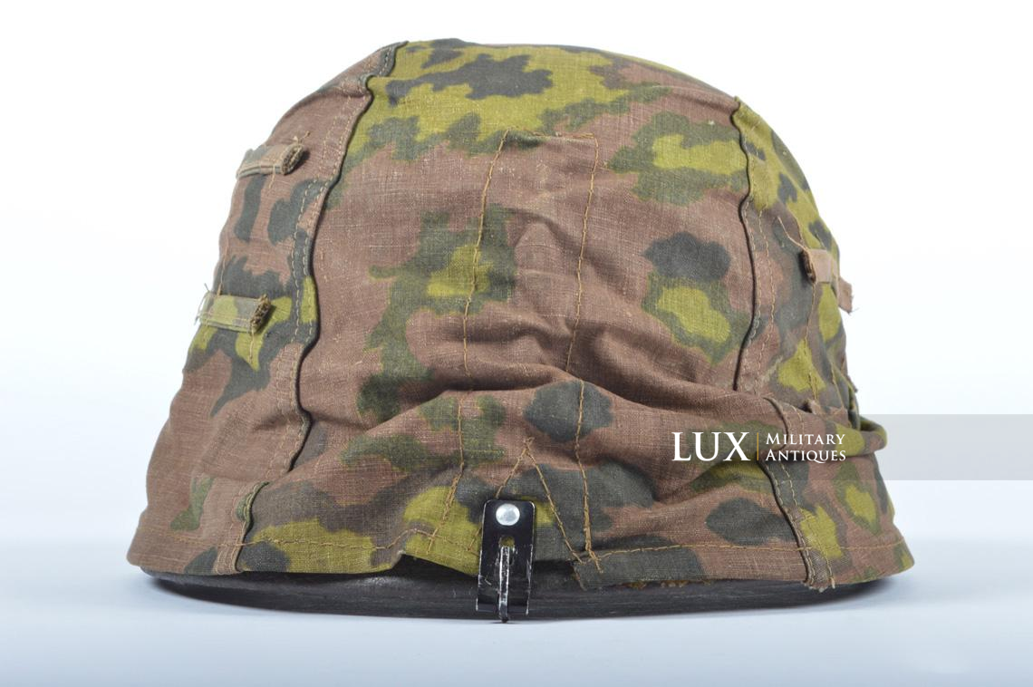 Couvre casque Waffen-SS fin de guerre, camouflage feuille de chêne « A » - photo 12