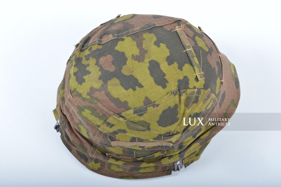 Couvre casque Waffen-SS fin de guerre, camouflage feuille de chêne « A » - photo 15