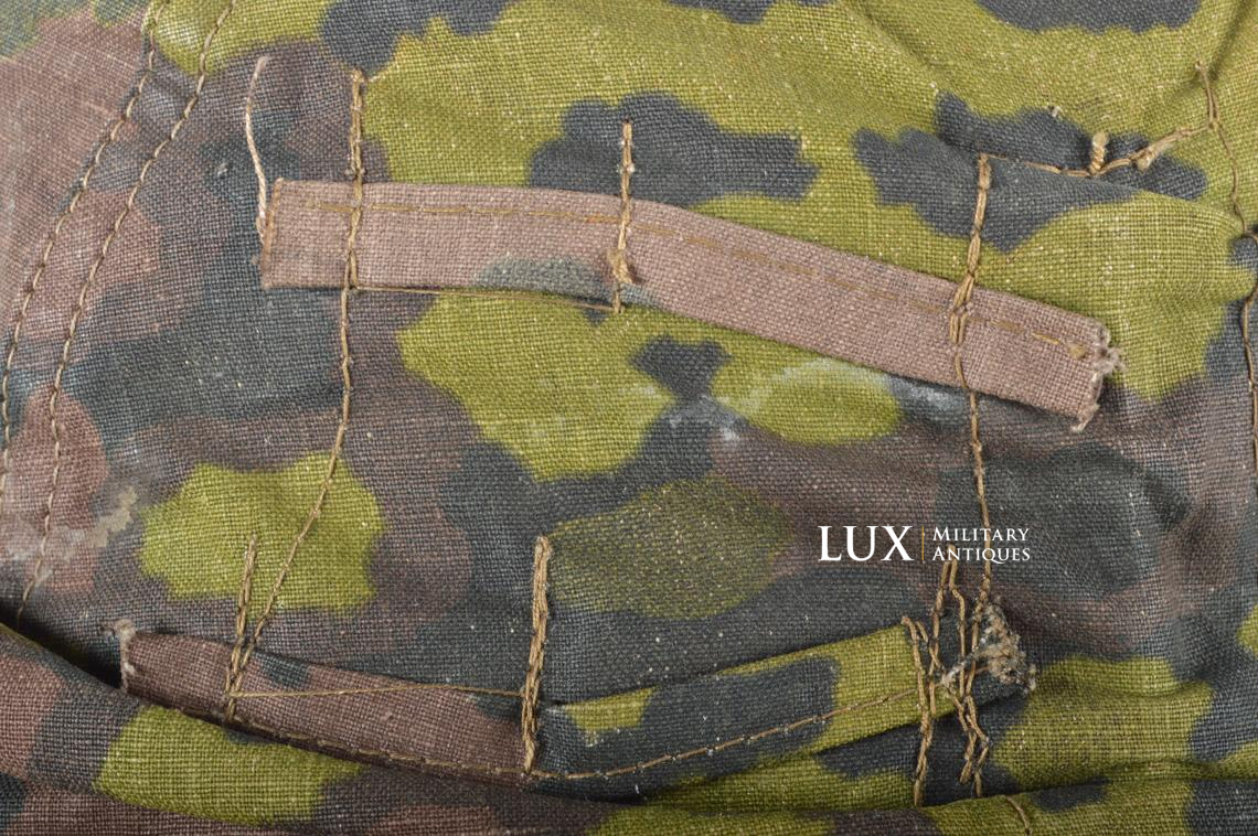Couvre casque Waffen-SS fin de guerre, camouflage feuille de chêne « A » - photo 19