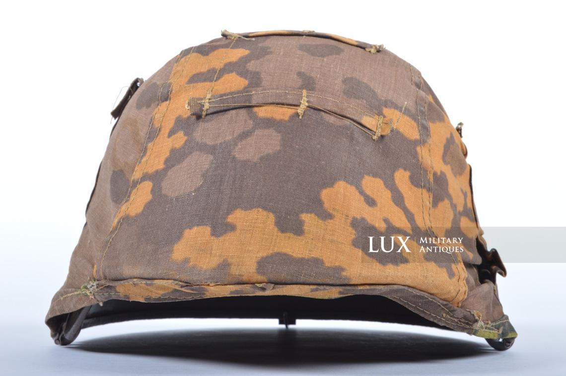 Couvre casque Waffen-SS fin de guerre, camouflage feuille de chêne « A » - photo 23