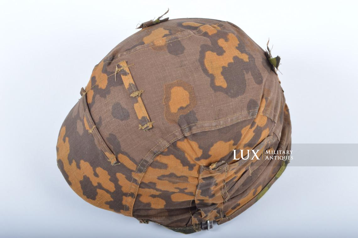 Couvre casque Waffen-SS fin de guerre, camouflage feuille de chêne « A » - photo 29