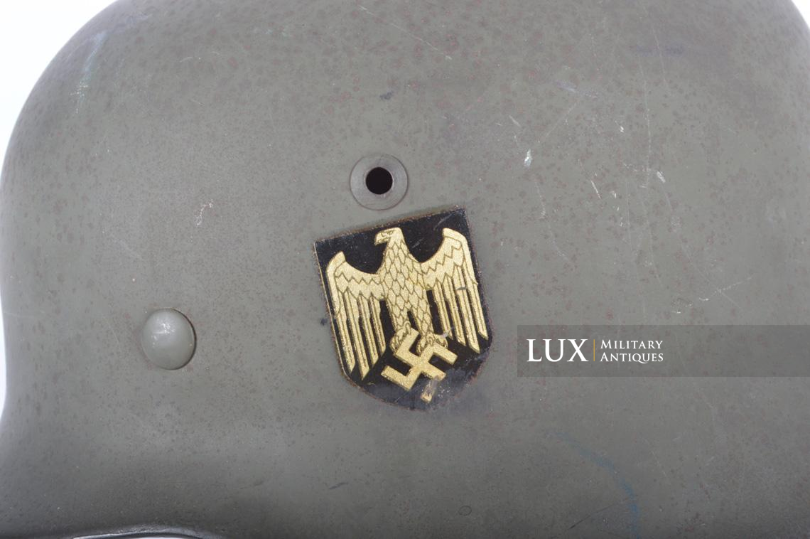 M35 double decal Heer German helmet, « NS66 » - photo 15